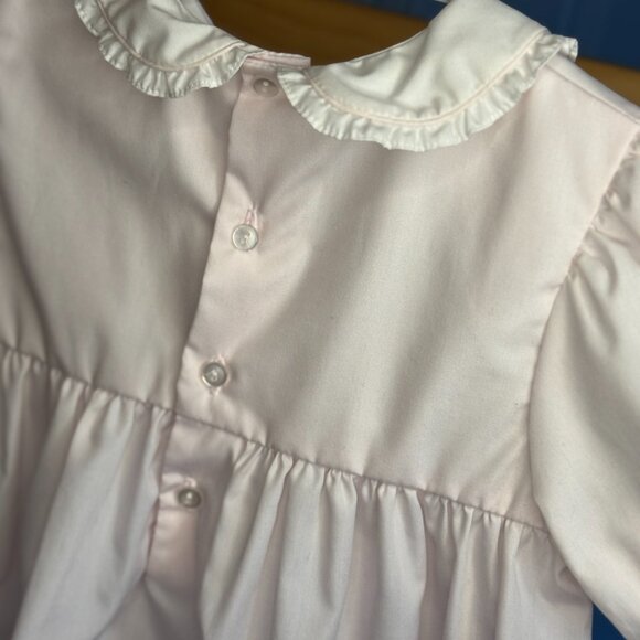 Petit Ami Baby Girl Smocked Dress with Bunny Embroidery (6–12M) - Picture 10 of 10